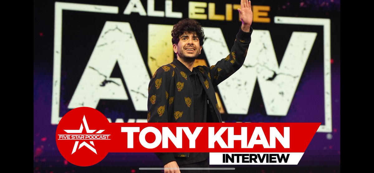 youtu.be/1_Fx8WYOcyw?si… 

Had the pleasure of interviewing AEW President and CEO TONY Khan. Talks future of AEW, MAX Deal, musical influence in wrestling and more! Like and Subscribe! 

#AEW #AEWDynamite #AEWCollision #AEWRampage #AEWContinentalClassic #AEWonTBS #Wrestling
