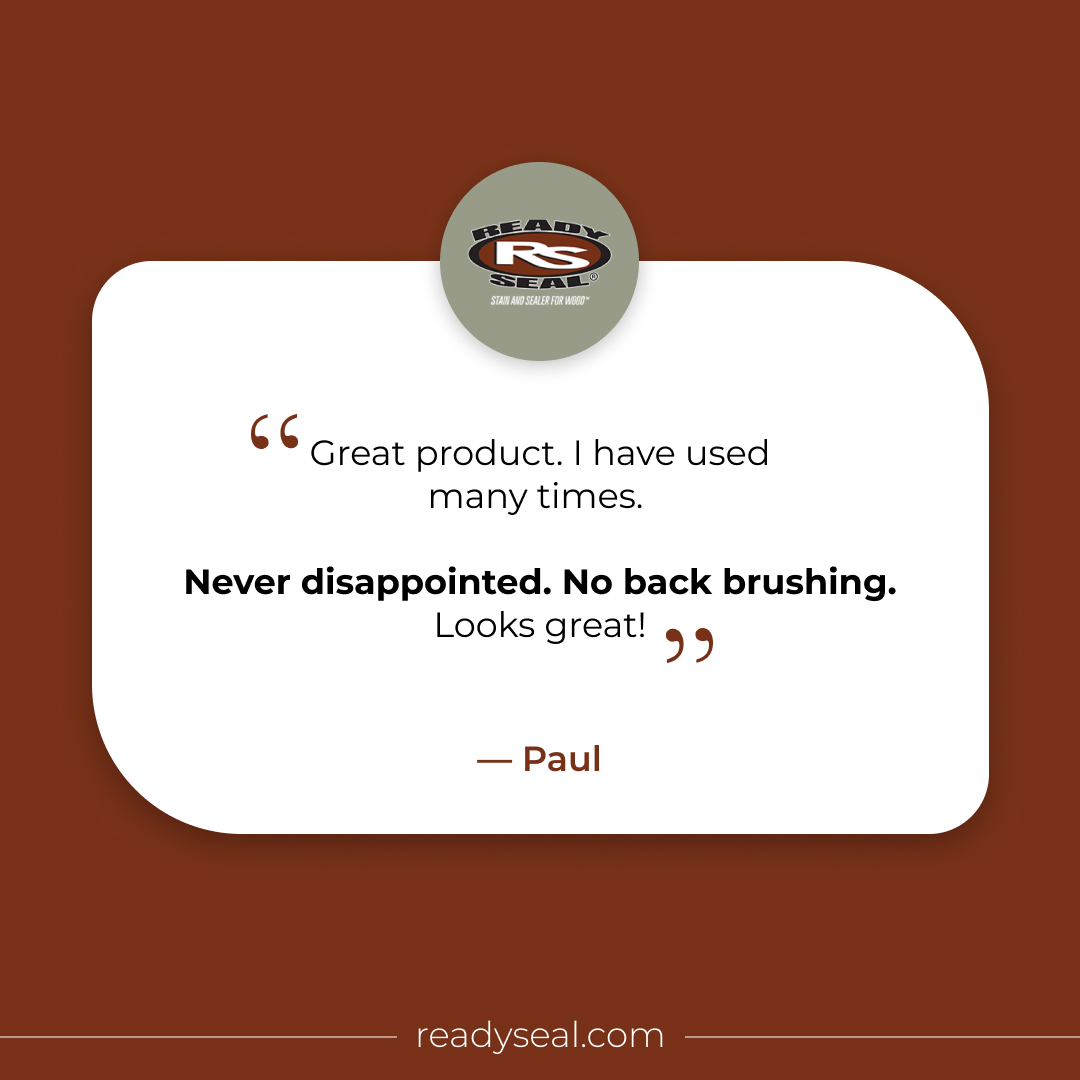 ReadySealinc's tweet image. Who doesn’t love a smooth finish?
Join the no-back-brushing movement! 💪 bit.ly/3Mnej0m
#ReadySeal #WoodStain #BackyardProjects