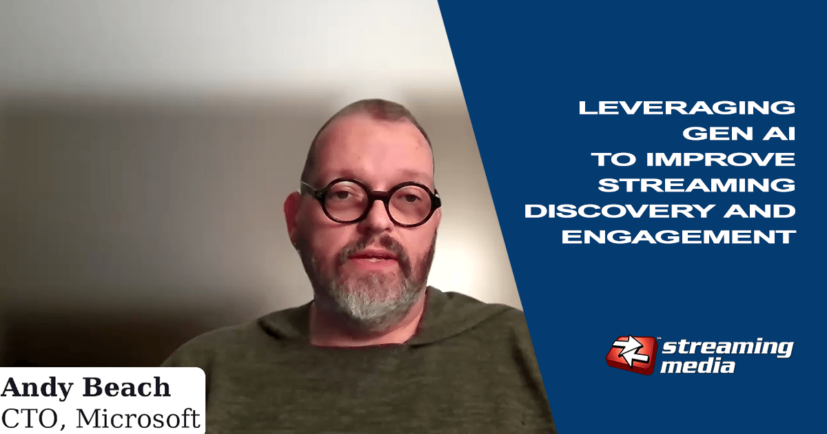 What are some new ways to leverage #GenAI to improve discovery and #streaming engagement? <a href="/NadineKrefetz/">Nadine Krefetz</a> discusses w/<a href="/andybeach/">Andy Beach</a> <a href="/Microsoft/">Microsoft</a>, Paul Strickland <a href="/Vecima_Networks/">Vecima Networks Inc.</a>, <a href="/MariaIngold/">Maria Ingold</a> #mireality, &amp; Ethan Dreilinger <a href="/alvarezmarsal/">Alvarez & Marsal</a> from #StreamingConnect ow.ly/lm8F50UukxX