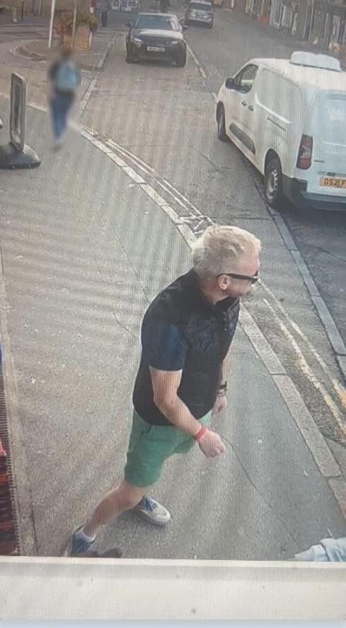 The RSPCA wants to speak to this man after a dog was brutally beaten and thrown to the ground during an attack in Cornwall.
It was reported that a man struck the dog twice - with a lead and his hand - before picking it up by its collar and throwing it to the ground.
Help spread