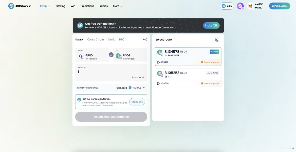 ZeroSwap tweet media