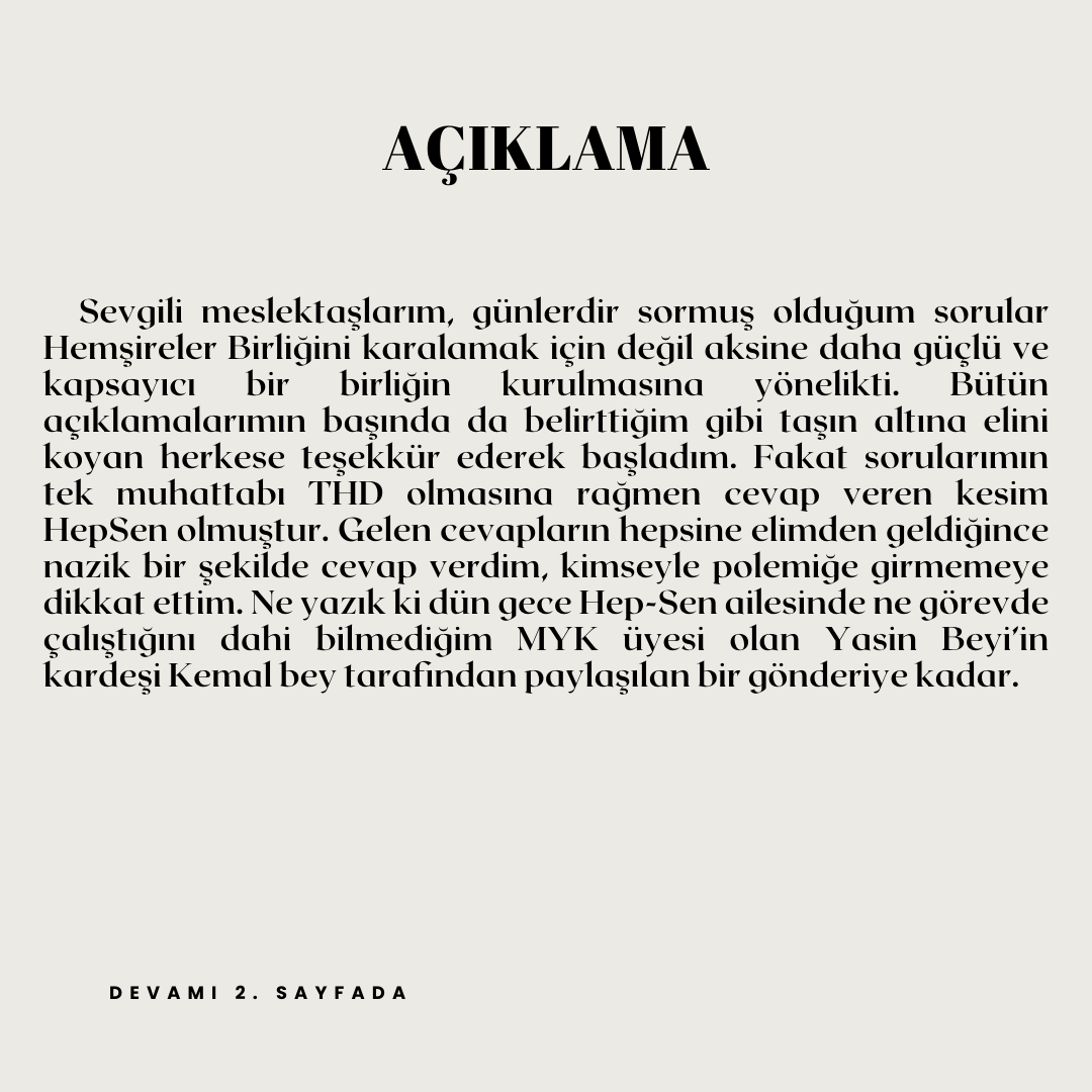 Morfoloji's tweet photo. Bu konuyu umarım HEP-Sen ailesi tarafsız bir şekilde değerlendirir. #HemşirelerBirlikteGüçlü https://t.co/DkSonh7RxM
