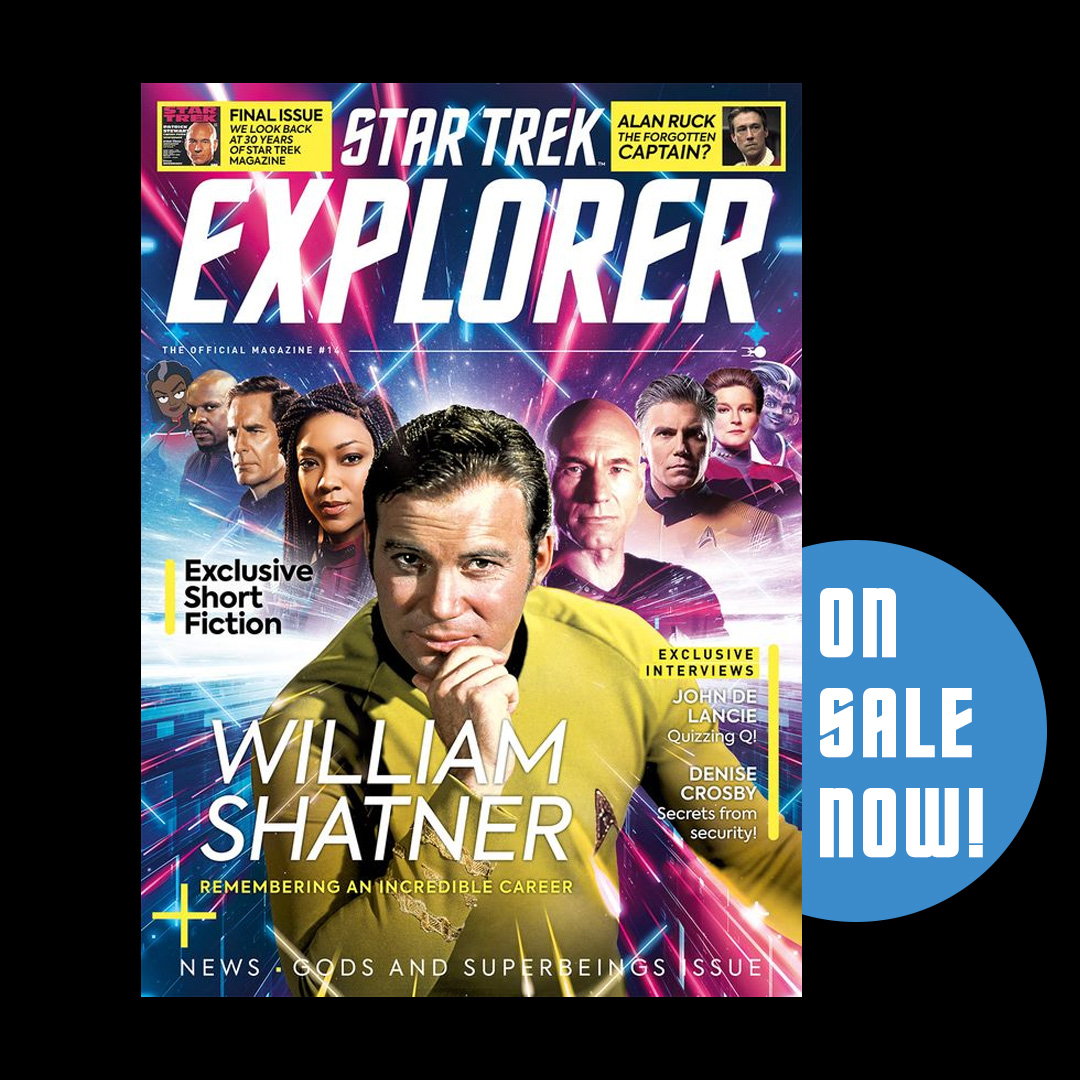 Issue 14 is on sale NOW! William Shatner, John de Lancie, Denise Crosby, Alan Ruck, all new-short fiction, and a look back at 30-years of Star Trek Magazine!
#StarTrek #startrektng #startrektos #StrangeNewWorlds