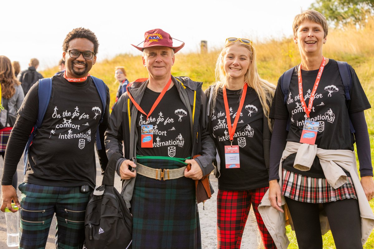 Looking for a new challenge this year? New Year's Resolution to be more active? Or get involved with a charity? How about taking on the Kiltwalk for Comfort International this year? Registration is now open - sign up at thekiltwalk.co.uk/events
#alittlecanchangealife ]