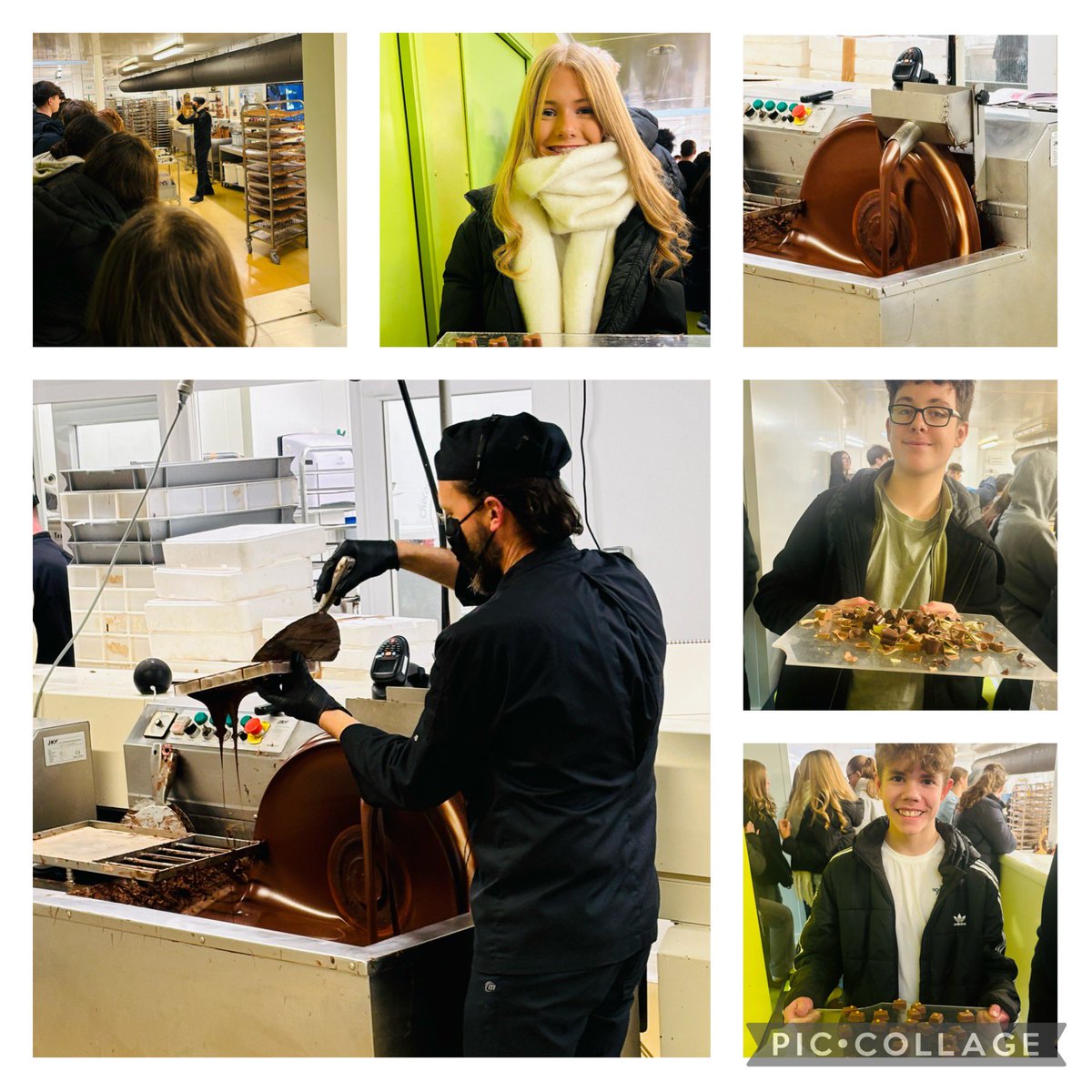@NBHSCareers (@careersnorthbr1) on Twitter photo A fantastic international work-place encounter today as our <a href="/MFLNBHS1/">MFL @ NBHS</a> students enjoyed a visit to a French chocolate factory, learning about the different roles available in the production and marketing of these wonderful chocolates! Très bien! <a href="/NorthBromsgrove/">North Bromsgrove High School and Sixth Form 🌈</a> <a href="/ShiresMAT/">Shires Multi Academy Trust</a> A fantastic international work-place encounter today as our <a href="/MFLNBHS1/">MFL @ NBHS</a> students enjoyed a visit to a French chocolate factory, learning about the different roles available in the production and marketing of these wonderful chocolates! Très bien! <a href="/NorthBromsgrove/">North Bromsgrove High School and Sixth Form 🌈</a> <a href="/ShiresMAT/">Shires Multi Academy Trust</a>