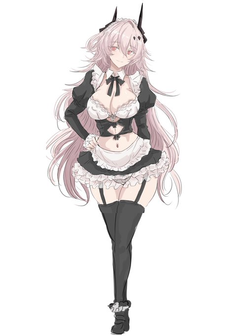 秘書?エテルナさん
生足でもいいかなぁ…。 