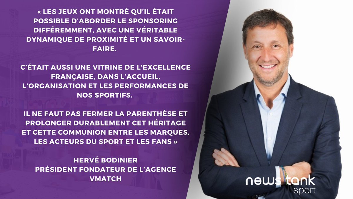 🆓[Entretien en accès libre] VMATCH  : « Je ne vois pas pourquoi les marques désinvestiraient le monde du sport »
 (Hervé Bodinier) ➡️sport.newstank.fr/article/view/3…