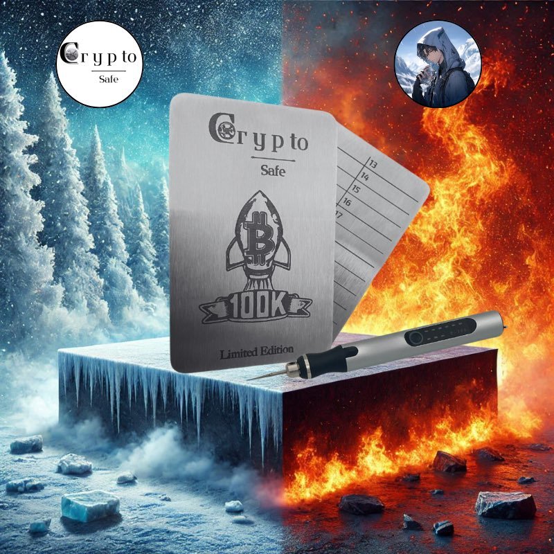[🎁GIVEAWAY] Pour Noël, <a href="/CryptoSafeFR/">CryptoSafe</a> vous fait gagner une plaque seed "EDITION SPECIALE $BTC 100K" avec le stylo 👇

Pour participer : 

🔸Follow <a href="/CryptoSafeFR/">CryptoSafe</a> x <a href="/befreeshcrypto/">BeFreesh Crypto🧊</a> 
🔸Like + RT ce tweet
🔸Commente ce que tu veux

Vous avez d'ailleurs -10% sur la boutique👇