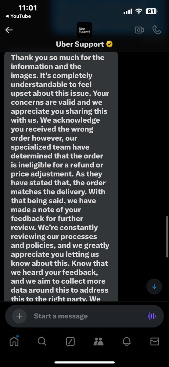 wingit813's tweet photo. @Uber_Support It definitely doesn’t match… like what on earth. 🤔🤨😑 
@UberEats @Uber_Support @Uber #liars #yourejokingright #uber_supportsucks #uberisamess #UberEatssucks https://t.co/6u8O6WRDkA