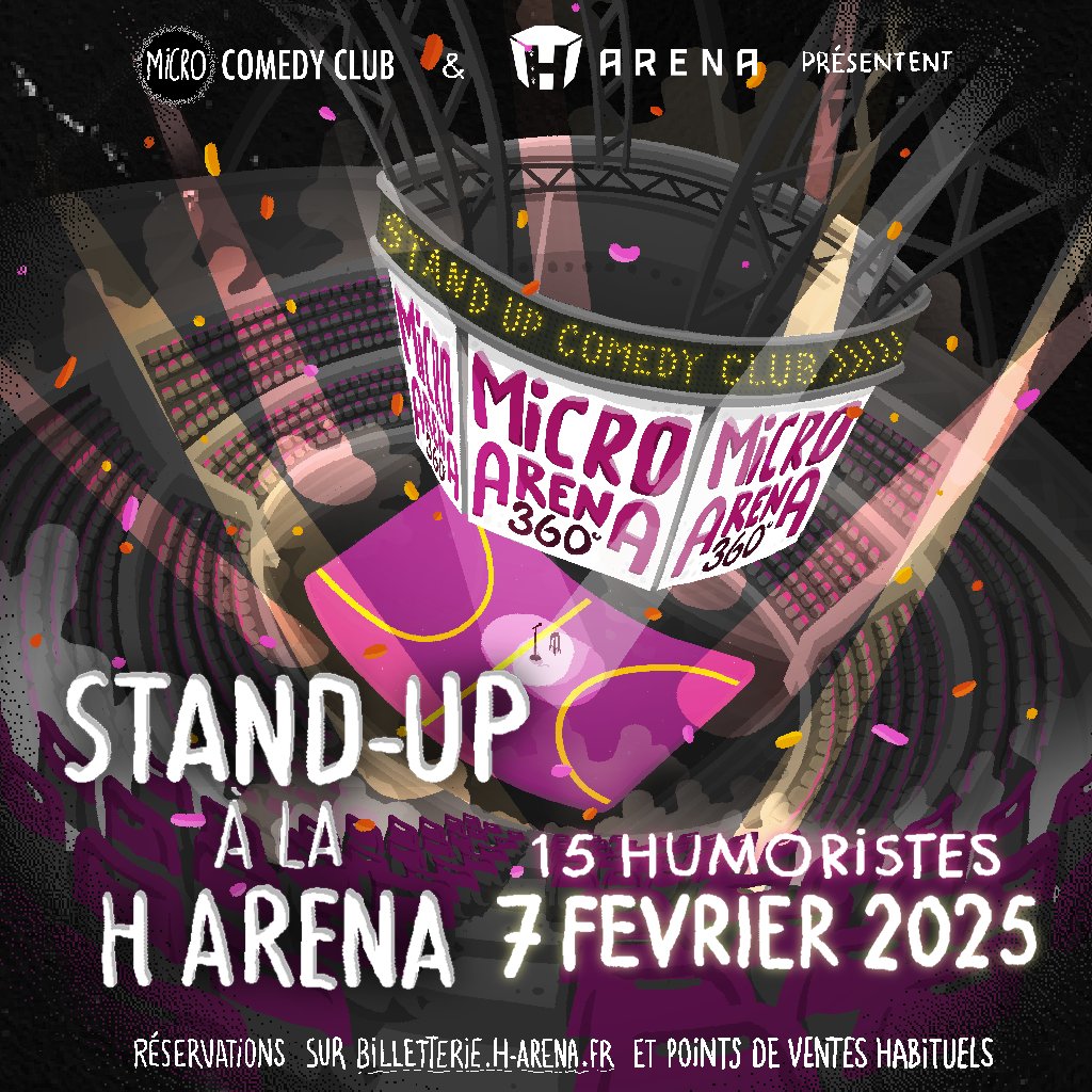 🎁 À la recherche d'une idée cadeau pour faire plaisir ?
𝟮 𝗲́𝘃𝗲̀𝗻𝗲𝗺𝗲𝗻𝘁𝘀 𝗮̀ 𝗹𝗮 𝗛 𝗔𝗿𝗲𝗻𝗮 𝗱𝗲́𝗯𝘂𝘁 𝟮𝟬𝟮𝟱 :

▪️ KOF MMA : 24/01 🥊
▪️ Micro Arena 360 : 07/02 🥳

𝐁𝐢𝐥𝐥𝐞𝐭𝐭𝐞𝐫𝐢𝐞 billetterie.h-arena.fr/index-css5-har…