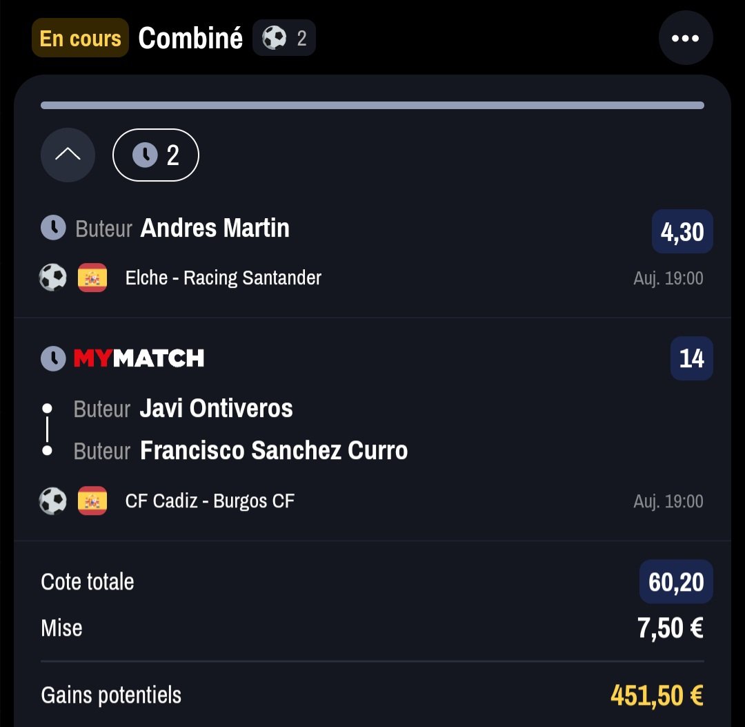 FooTipsPronos's tweet photo. Ticket perso. Ne le jouez pas les gars c'est vraiment un énorme FUN en attendant les matchs de 21h. Si il passe, je régale 5 d'entre vous parmi les RT et ❤️. https://t.co/Cys9xFxXsh