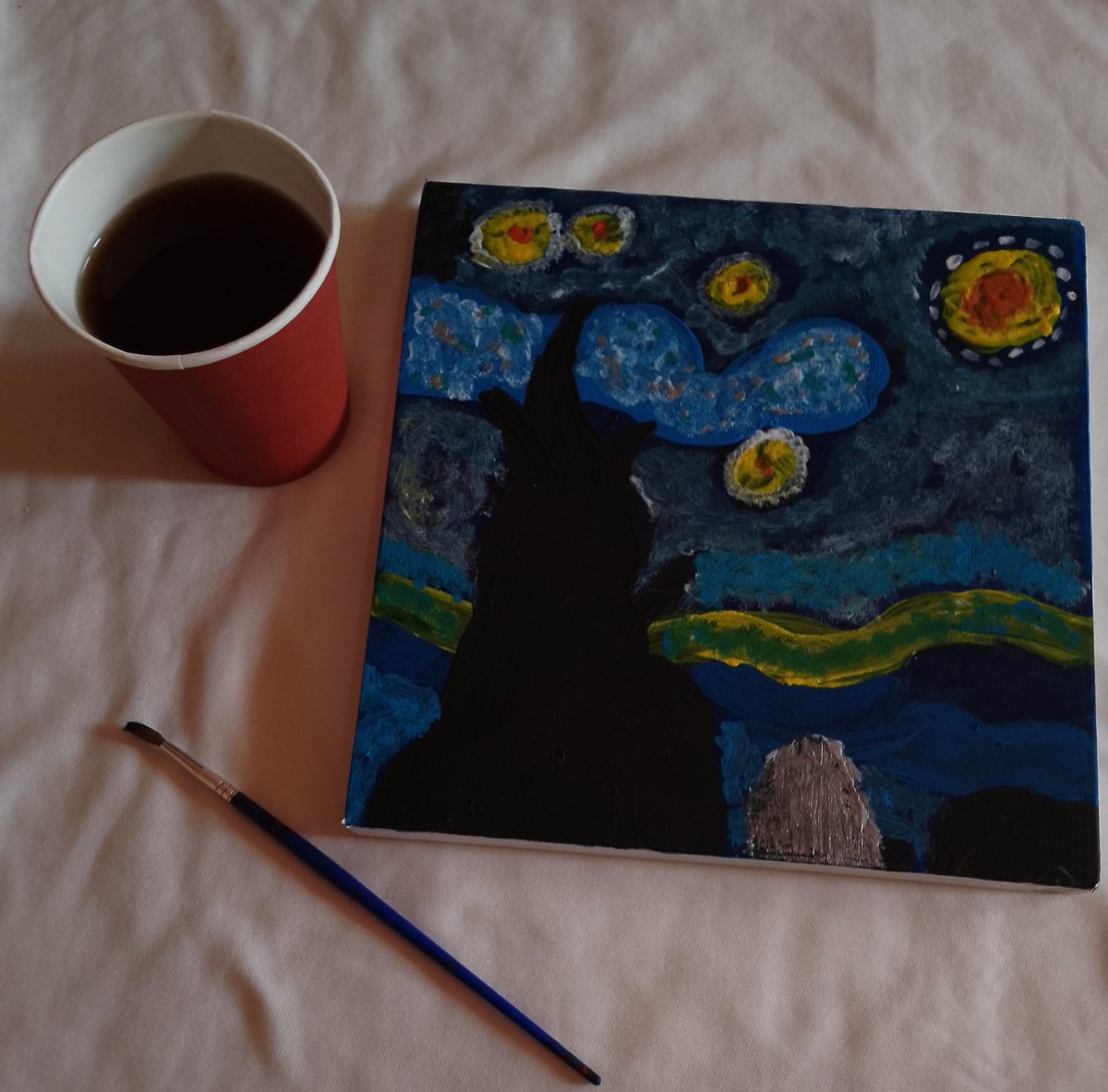 الفن يواسي من كسرتهم "الحياة".

- فان جوخ.