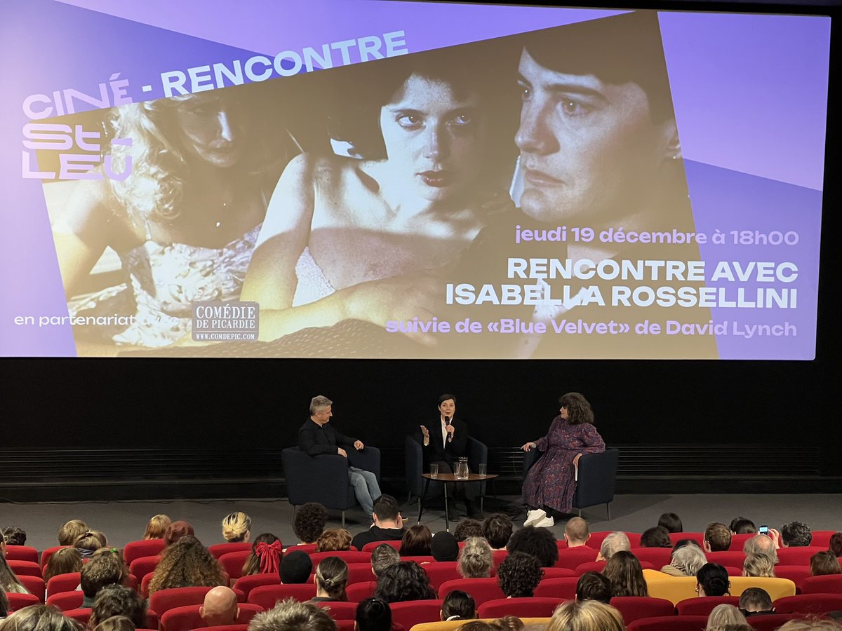 gatortango's tweet photo. Projection de Blue Velvet de David Lynch avec une introduction d'Isabella Rossellini au @cinestleu https://t.co/O11YpSW8r0