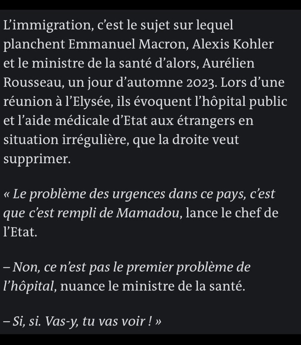 Racisme.
Sexisme.
Homophobie.

Emmanuel Macron cumule.
Dans <a href="/lemondefr/">Le Monde</a> ce soir :