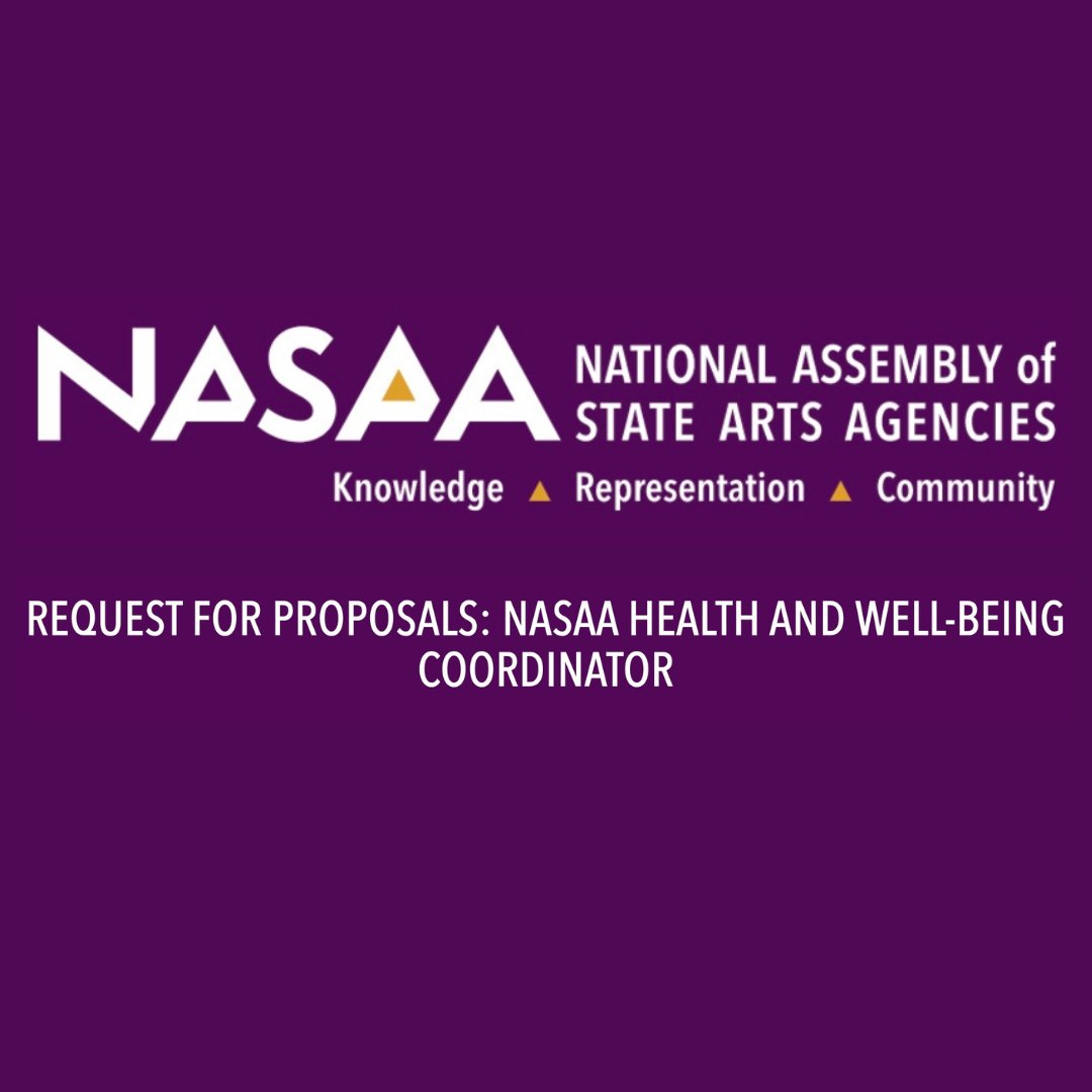 NASAA is seeking a part-time project manager to cultivate communities of practice for state arts agencies &amp; regional arts organizations, focused on the intersections of the arts, health &amp; wellbeing! 

Proposals due December 30th, 2024: nasaa-arts.org/request-for-pr…