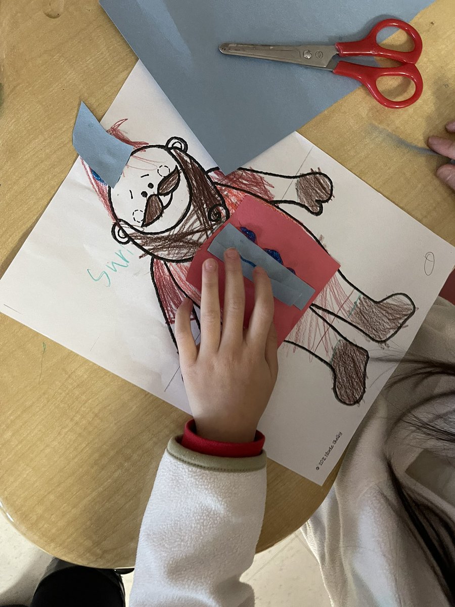 mrslaquerre's tweet photo. Writing about a new suit for Santa. Lots of creative ideas flowing with this one. @JohnApostleOCSB https://t.co/eBXe57d6PH