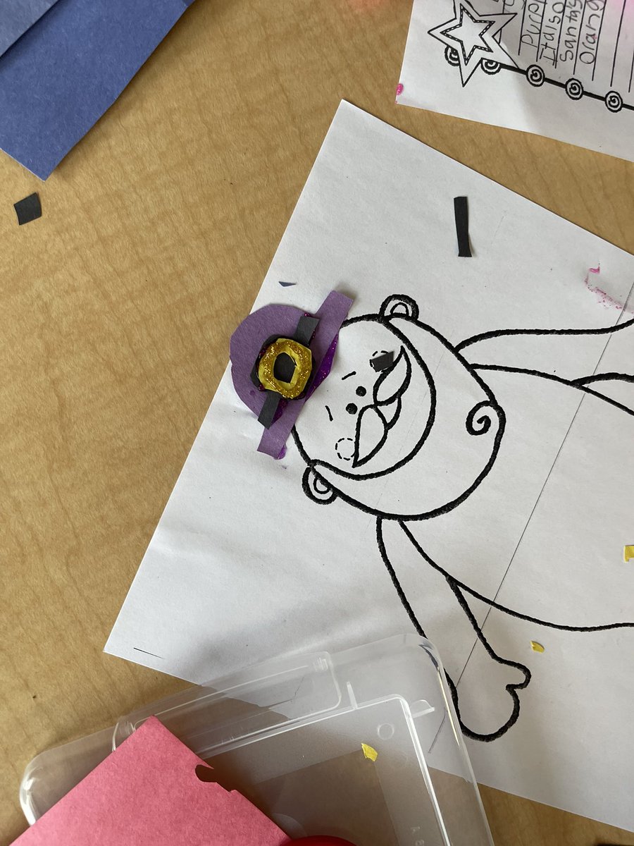 mrslaquerre's tweet photo. Writing about a new suit for Santa. Lots of creative ideas flowing with this one. @JohnApostleOCSB https://t.co/eBXe57d6PH
