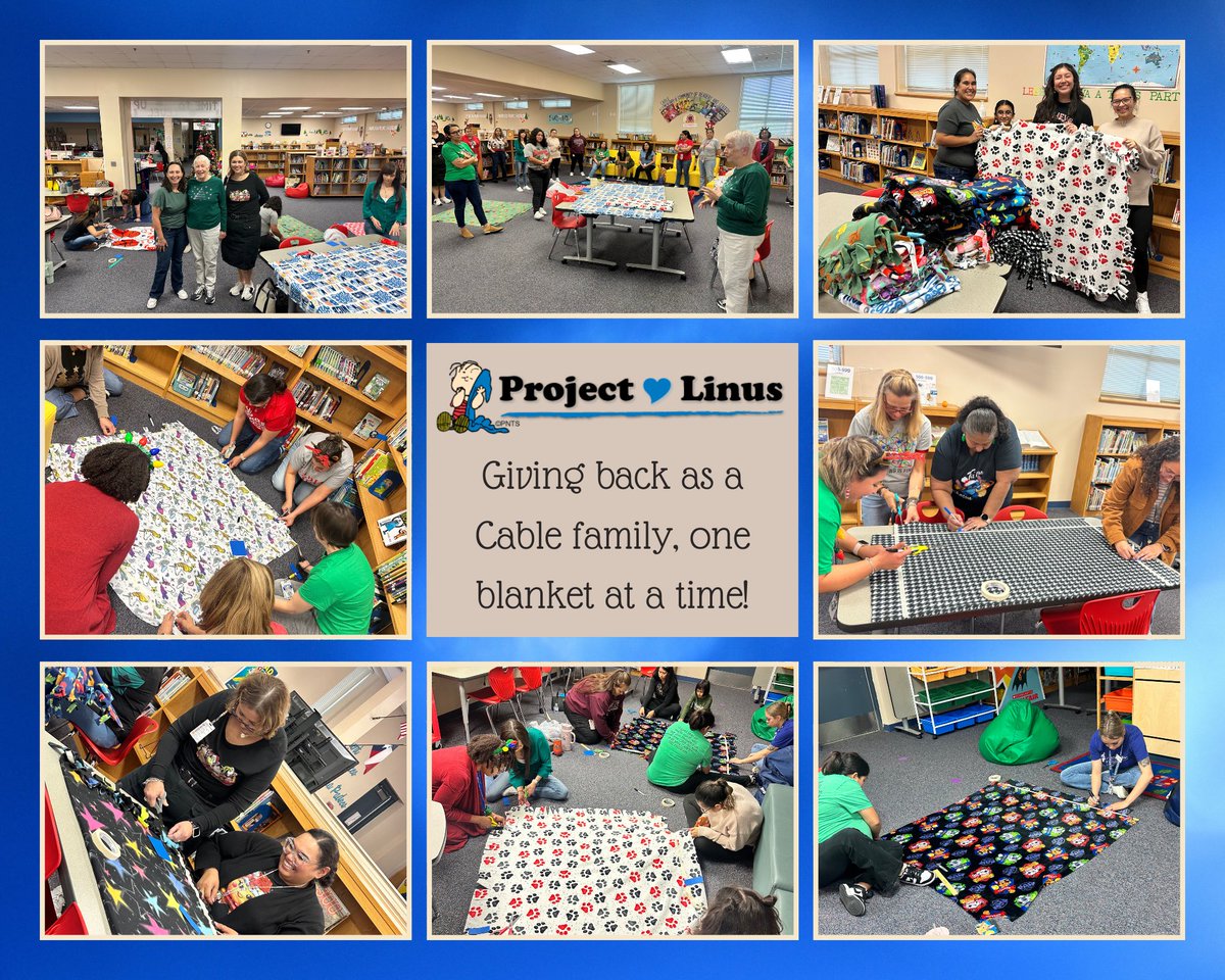 Isabel_Anaya1's tweet image. Starting a new tradition at @NISDCable! Our amazing staff came together to create blankets for @ProjectLinus, spreading warmth and comfort to children in need. Proud to be part of a team that gives back with so much heart! @NISD 

#SeasonOfGiving #Tradition #ProjectLinus