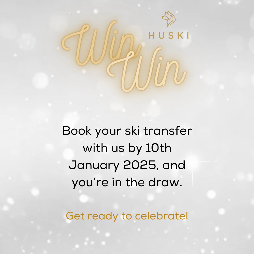 Golf_Drives's tweet photo. WIN a Luxury Party Hamper!🎉 
Book your ski transfer by 10th Jan 2025 to be in the draw. 
Visit https://t.co/ehGJAdJYok to book

#Win #Skiing #SkiSeason https://t.co/48KCGhGtpz