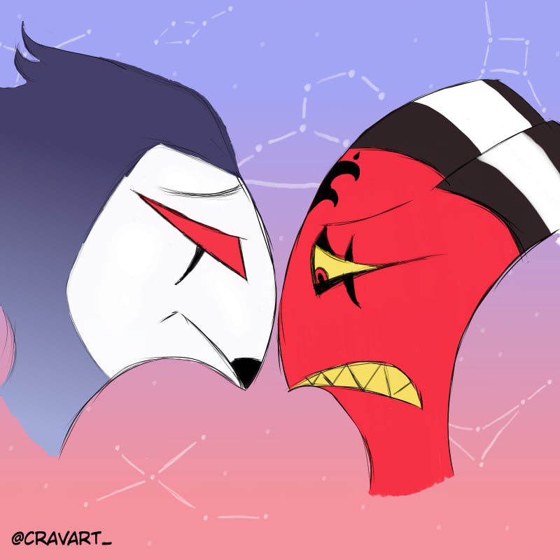 cravart_'s tweet photo. Them ❤️💙

#Stolitz #stolasxBlitzø #stolas #Blitzø #HelluvaBoss #mastermind #art #digitalart https://t.co/7cYycbAlTN