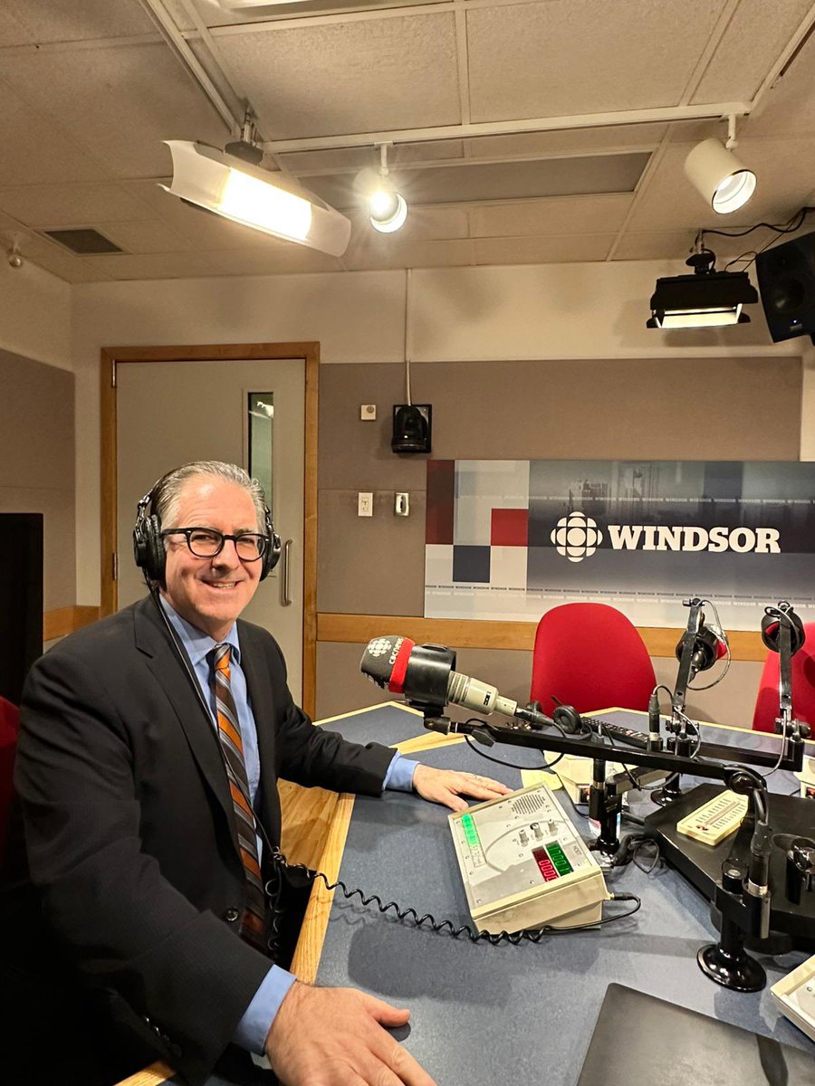 Last night I was on the Afternoon Drive with Matt Allen to talk about this week’s border announcement and the importance of consulting and working with our CBSA officers and municipalities as we address this challenge.

cbc.ca/listen/live-ra…