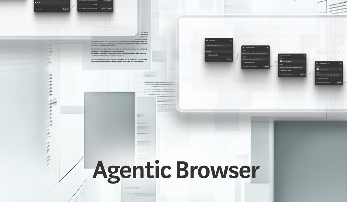 agentic browser, by hyperspace

tl;dr: answer engines are a thin-wrapper around search results and LLM APIs which don’t have data network effects; at Hyperspace we are innovating upon a new software-type: the “agentic browser”, which pokes at the idea of how do the agents rank