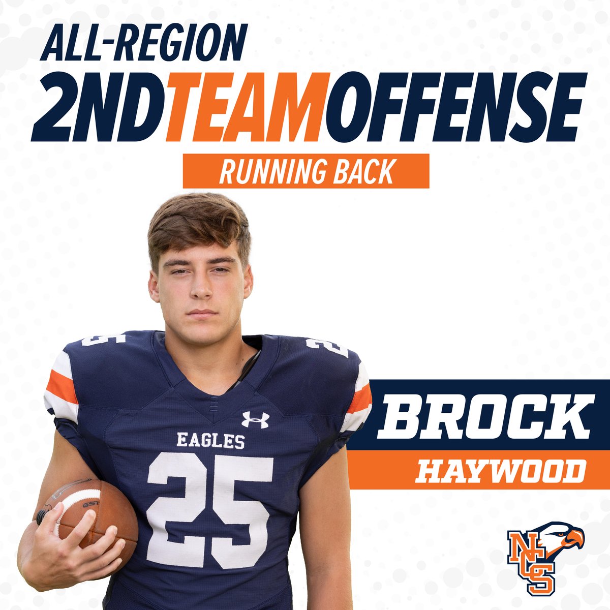 We're incredibly proud to announce that Brock Haywood has been named to the TSSAA Div II-A All-Region Team as a 2nd Team Offense Running Back!
Brock, your hard work and dedication on the field have paid off. This is a well-deserved honor! <a href="/NCSFB/">Nashville Christian Football</a>