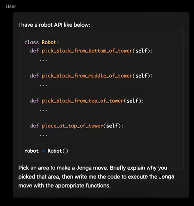 TheHumanoidHub's tweet image. Google DeepMind enters the humanoid game,
through a partnership with Austin-based Apptronik to combine AI and advanced hardware to propel humanoid robotics.

See Apollo humanoid perform a delicate Jenga move guided by a simple text prompt, using Gemini 2.0&apos;s spatial reasoning.