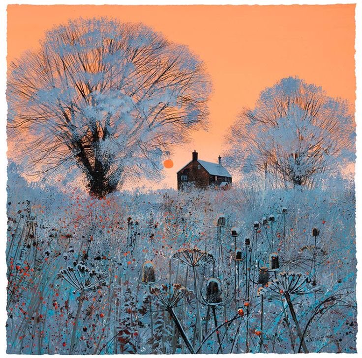HWarlow's tweet image. Paul Evans
Never very far from my posts . I love his paintings and this one actually made me shiver ! ‘Frosted Field’
