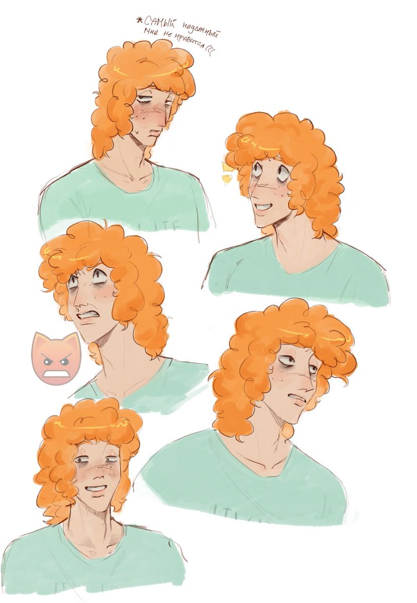 FluffyCasserol's tweet photo. little practicing emotions, but I'm still having trouble drawing, I don't know if I like what came out or not…..

#ranfren https://t.co/kyFlzMICuv