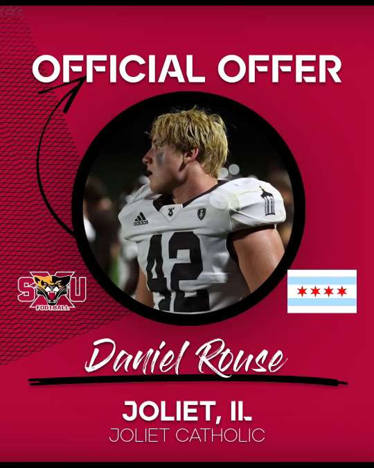 Daniel Rouse (@danielrouse41) on Twitter photo Grateful to receive an opportunity to play at the next level! Thank you <a href="/CoachSwerv/">Brenton Johnson</a> <a href="/SXUFootball/">SXU Football</a> <a href="/HilltoppersFB/">JCA Football</a> Grateful to receive an opportunity to play at the next level! Thank you <a href="/CoachSwerv/">Brenton Johnson</a> <a href="/SXUFootball/">SXU Football</a> <a href="/HilltoppersFB/">JCA Football</a>