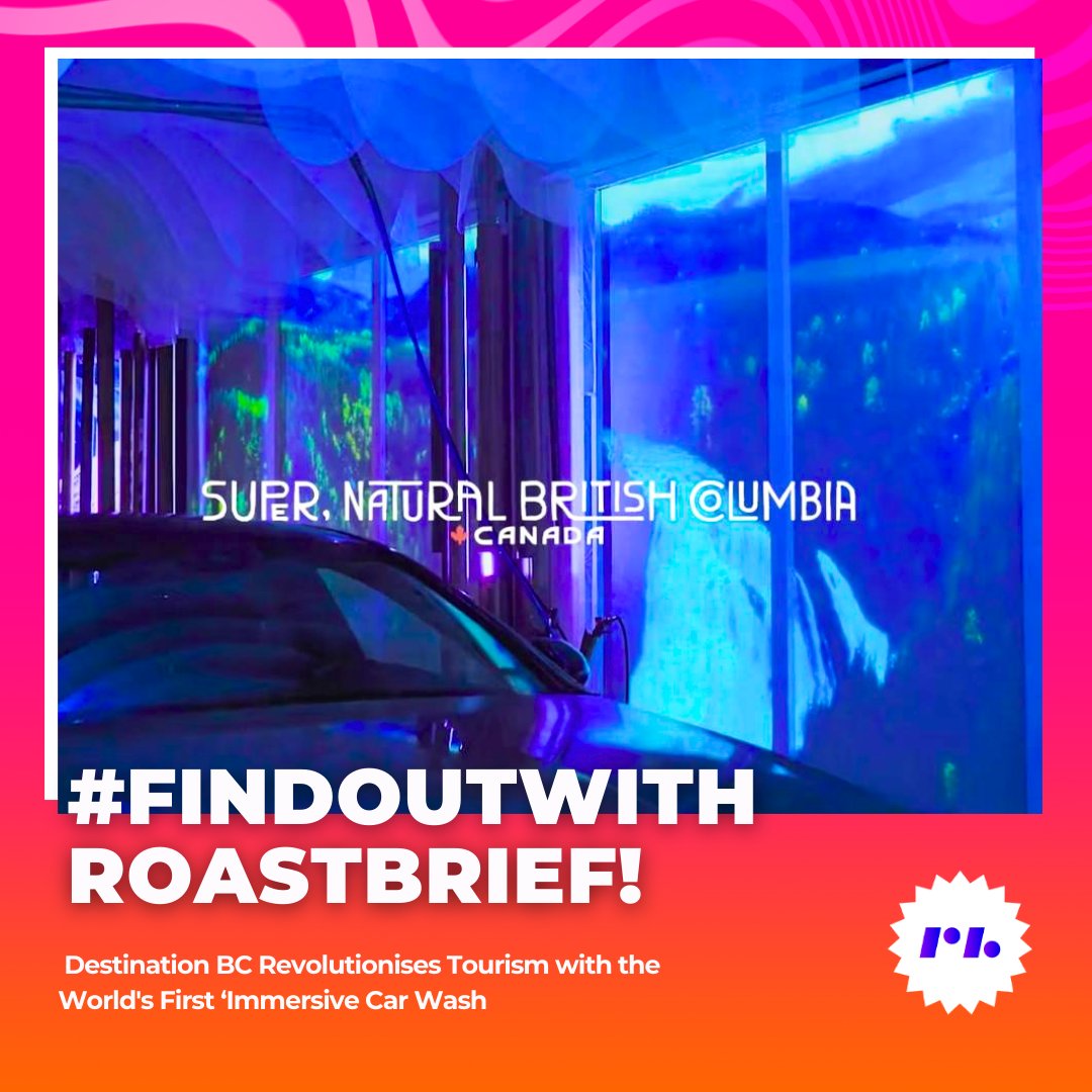 roastbrief's tweet image. Read the note here: bit.ly/3BCqLX8
 #DestinationBC #CarWashImmersive #Tourism #Innovation