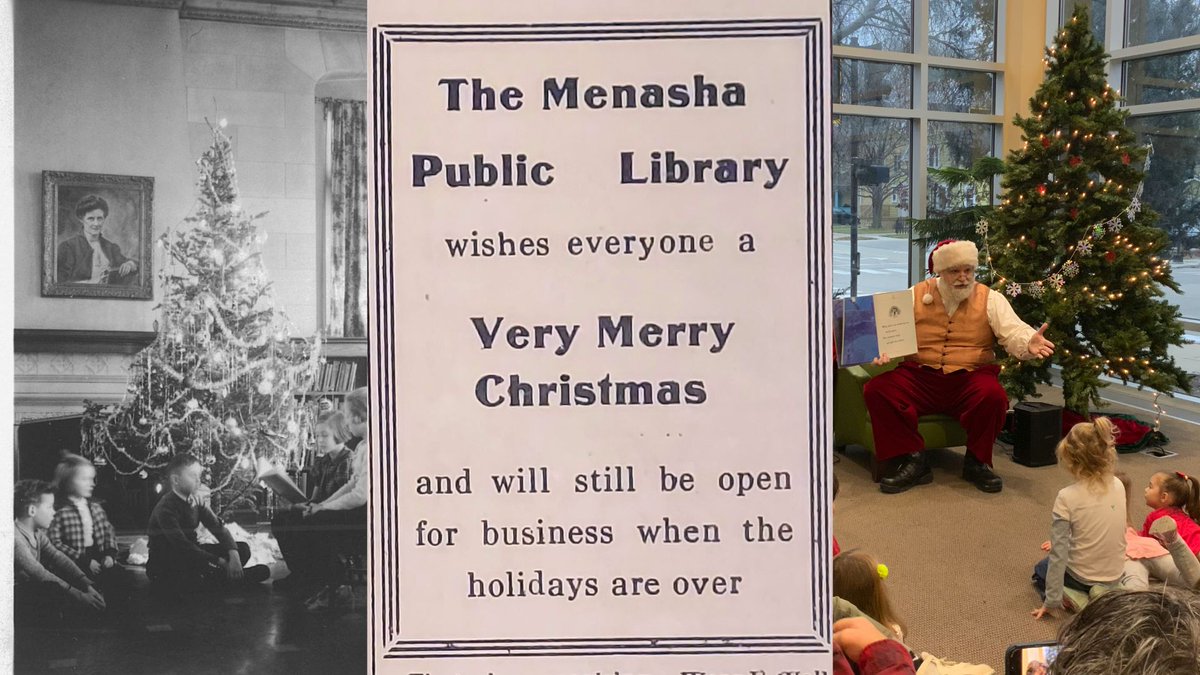 menashalibrary's tweet photo. "The Menasha Public Library wishes everyone a Very Merry Christmas and will still be open for business when the holidays are over"
We wish you a very merry holiday and we look forward to opening our doors in February 2025! https://t.co/FGjArCHiyT