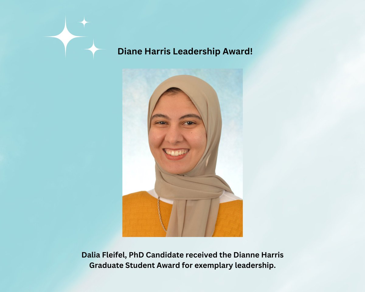 UNC_BCBP's tweet photo. Congrats to Dalia Fleifel, PhD Candidate, who received the Dianne Harris Graduate Student Award for exemplary leadership in the department of Biochemistry and Biophysics! @DaliaFleifel https://t.co/O56ZcbiPHx