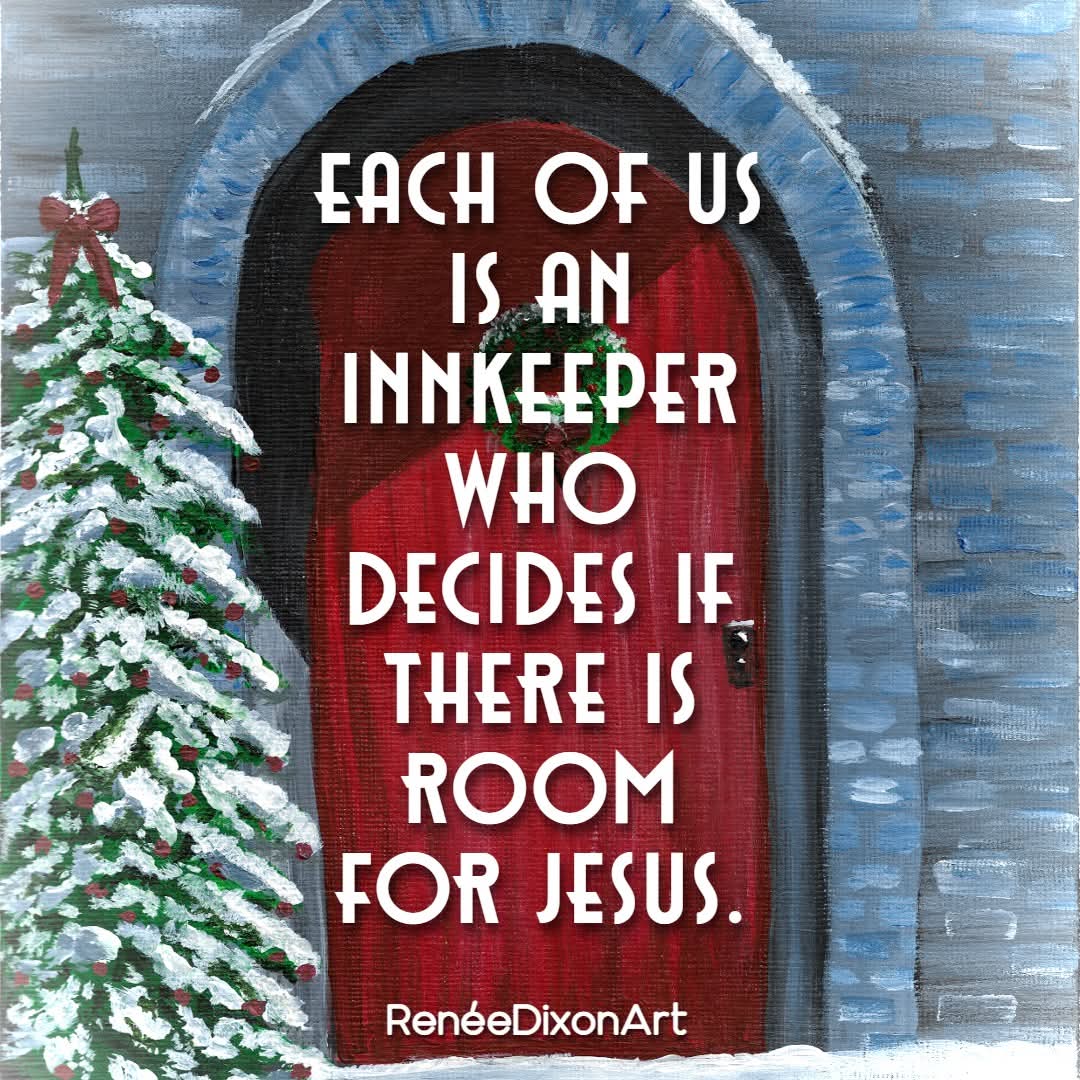 ReneeDixonArt's tweet photo. Each of us is an innkeeper who decides if there is room for Jesus.
#MyArtWork #Art #Artist #Winter #Christmas #Holiday #HolidaySeason #Innkeeper #RoomForJesus #RenéeDixonArt #LowVision #LowVisionArtist #VisuallyImpaired #ChronicIllness https://t.co/yzS7oKsBWB