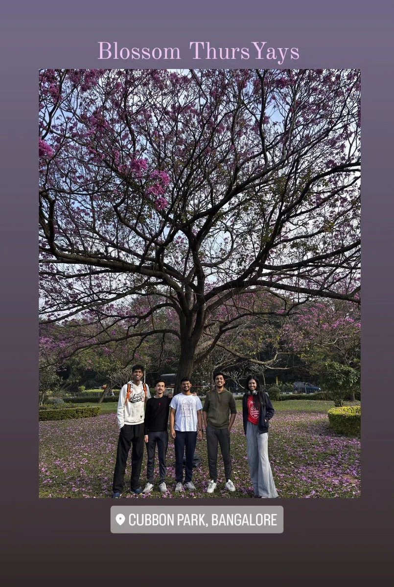 VBcodes's tweet image. Sakura vibes @ Cubbon 🌸 w oomfies
Thanksss @pathikghugare for the midweek blooms!
