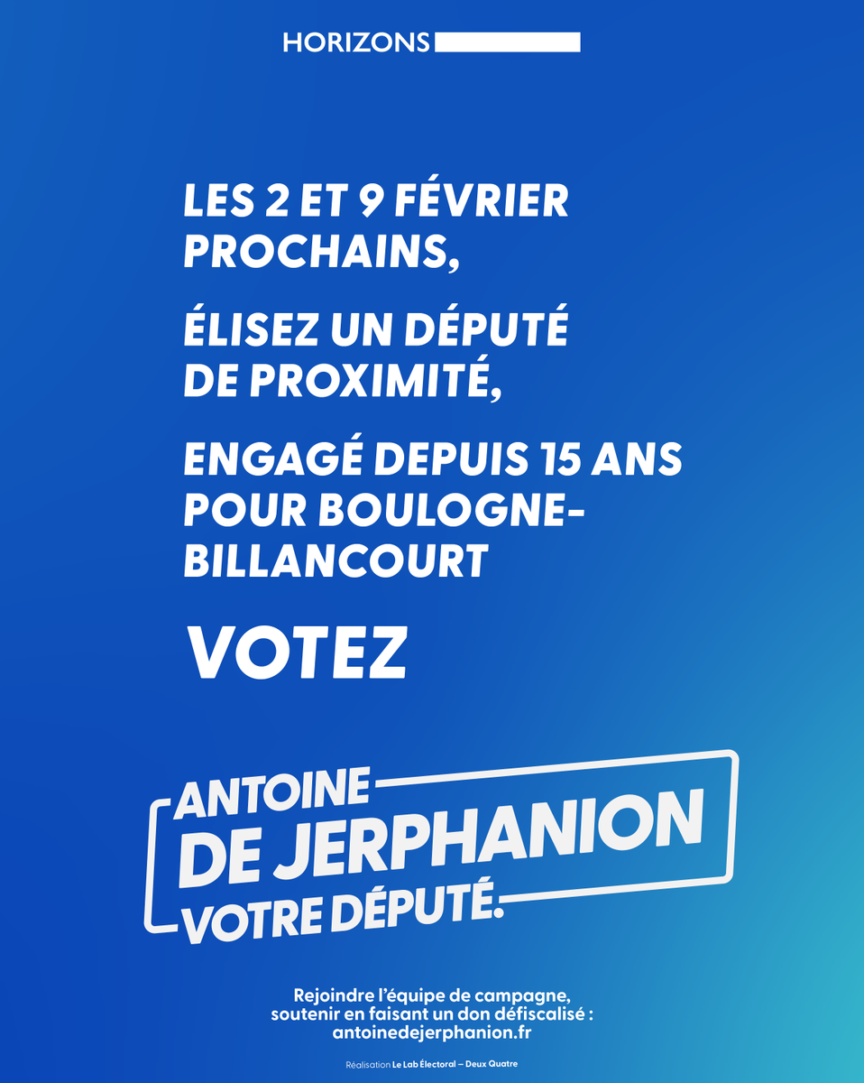 2jerph's tweet photo. Boulogne-Billancourt mérite un député de terrain, implanté et qui respecte les Boulonnais. Un mois et demi pour convaincre et pour gagner ensemble !

Participez à la campagne et soutenez en faisant un don défiscalisé : https://t.co/9hoL1uNYsU

#BoulogneBillancourt #Circo9209 https://t.co/Gaf2dcdZNd