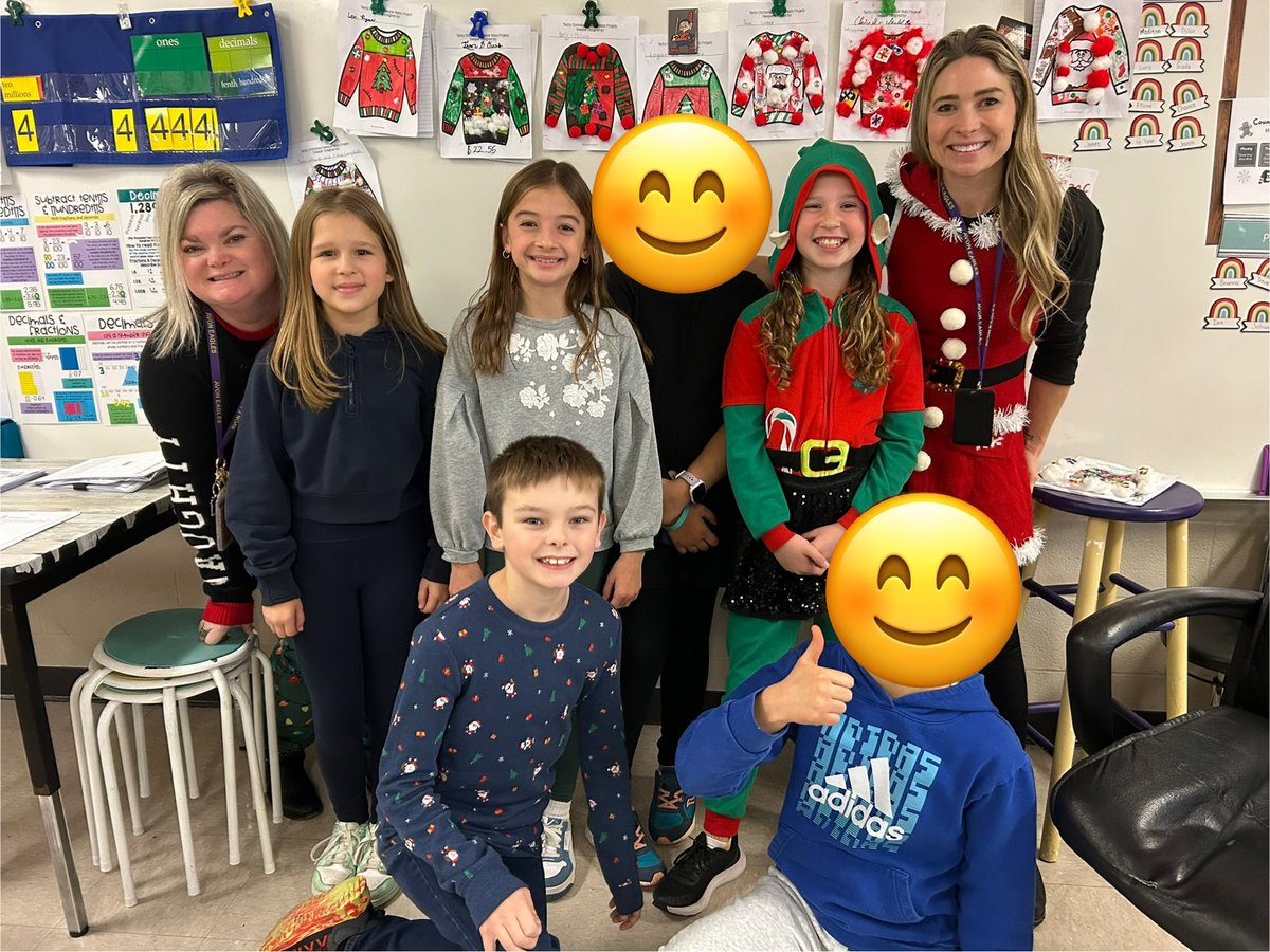 ReginaConroy3's tweet photo. One of my favorite project is the Ugly Sweater contest. Thank you to my judges. @HeritageElemen2 https://t.co/ygXVmqBoEI
