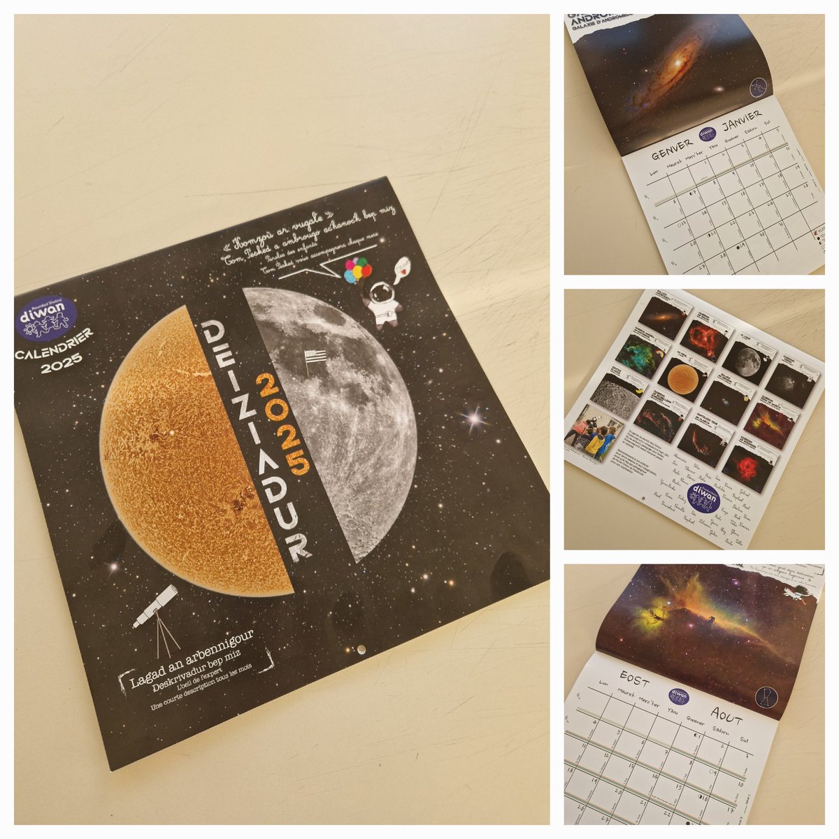 🪐 Avez-vous acheté votre calendrier #Diwan 2025 ? Il a été créé par le comité de soutien de l’école <a href="/SkolDiwanPlab/">Skol Diwan Plabenneg</a> Plabennec. Le thème de cette année est l’astronomie. Vous pouvez vous le procurer dans l’école <a href="/Diwan/">Diwan</a> la plus proche de chez vous ou contactez demat@diwan.bzh