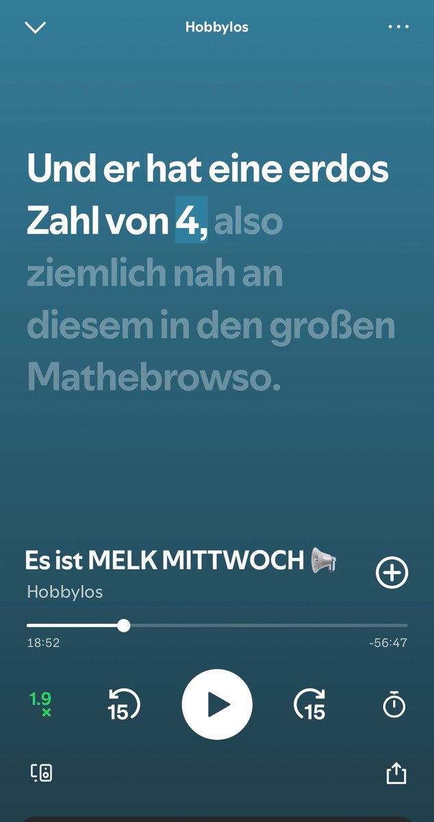 MaximilianJani's tweet photo. .@rezomusik schwärmt im Podcast mit @Julien_Bam 
über die Erdős-Bacon-Zahl, weil er mein Video dazu gesehen hat – wie cool ist das denn?! 😃😃 https://t.co/iRCghVE58k