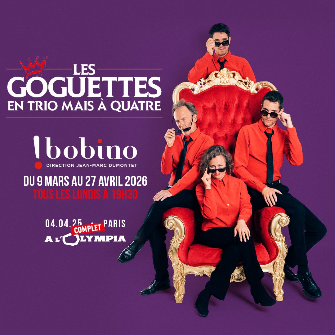 Les Goguettes (en trio mais à quatre) tweet media