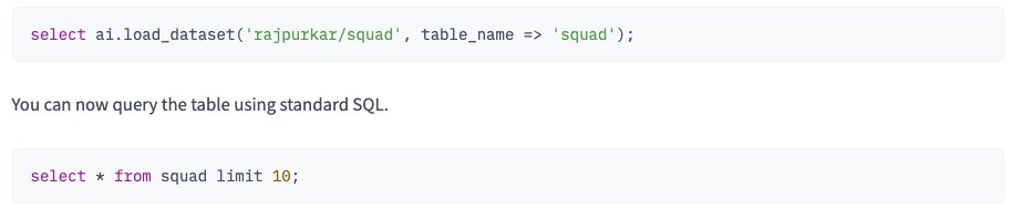 cevianNY's tweet photo. pgai now supports a super-easy way to ingest @huggingface datasets directly into @PostgreSQL. https://t.co/JSWGL6HtVY