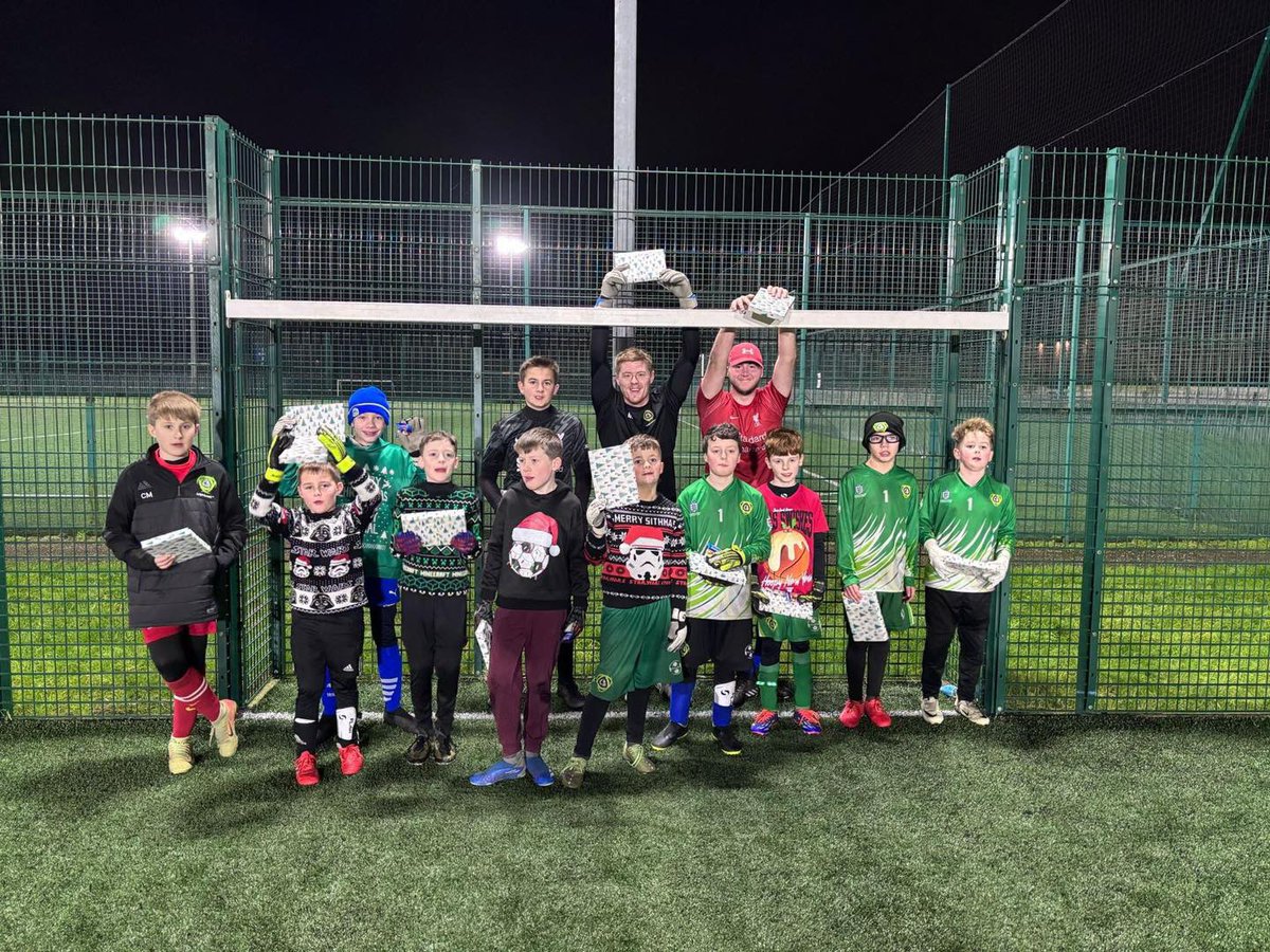Our last Goalkeeper training session of 2024 on Tuesday! Well done to all our keepers who have attended the session in order to keep getting better in a key area of your team🧤All our keepers have improved throughout the year. Thanks to Wayne and Martyn for running the session 👏