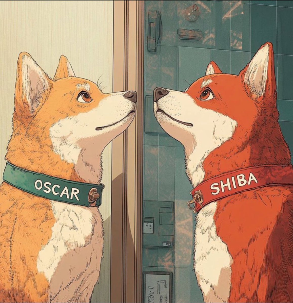 OSCAR_SHIB's tweet photo. I don't know why I feel the same way I did about Shiba.
@Shibtoken 
$SHIB
@oscar_shibainu 
$OSCAR
@ParadoxDesigner 
@RyoshiResearch 
@LCSHIB 
@shibainuart https://t.co/thKbeHzDng