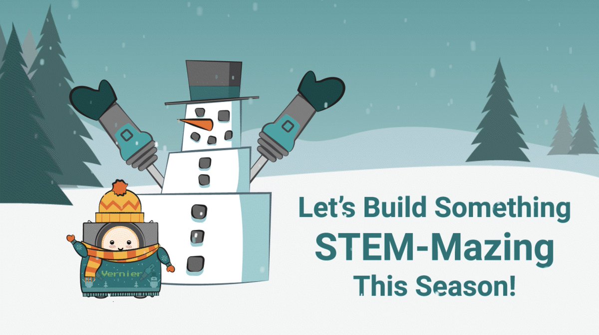 Season's greetings from Vernier ⛄ Thank you for helping students explore science while building critical thinking and problem-solving skills through hands-on learning. Want to brighten up your classroom? Get your free 2025 calendar! vernier.com/ideas/free-dow…