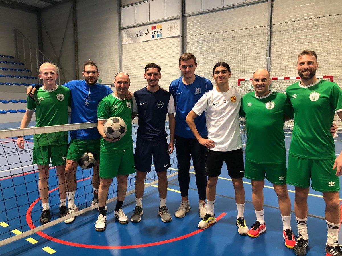 Découverte du Futnet des joueurs de Montpellier et Frontignan avec l'équipe D1 du Futnet club de Sète.⚽