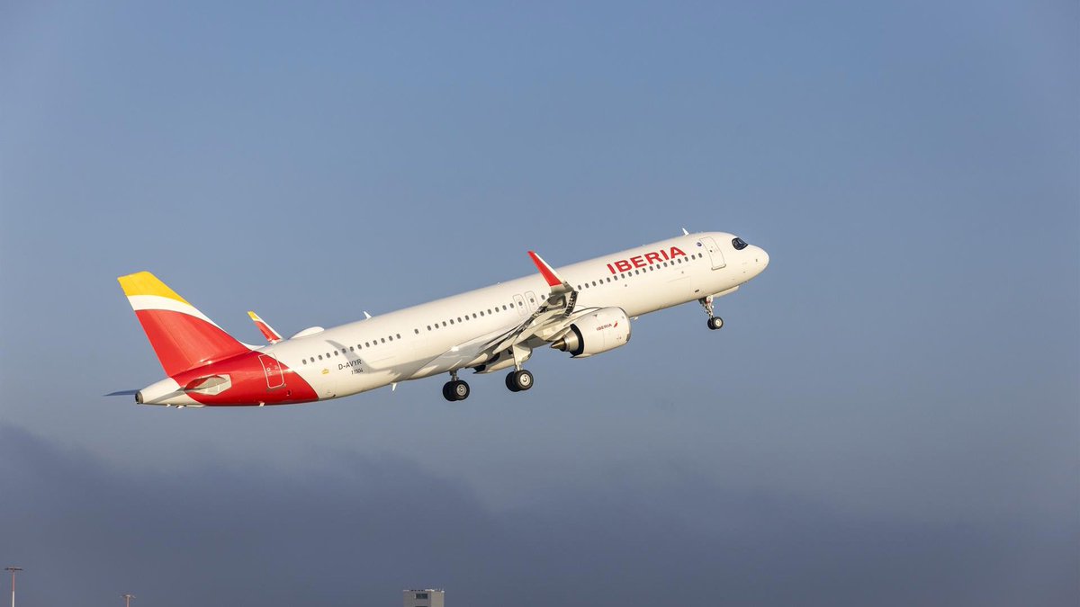 novedadesaereas's tweet photo. ⚠️⚠️#Iberia retrasa al 12 de abril el inicio de la operativa a Washington con el A321XLR y al 14 de junio el aumento de la segunda frecuencia diaria a Boston. El siguiente A321XLR en incorporarse a la flota será el EC-OLE. https://t.co/lbm5c5ufaw