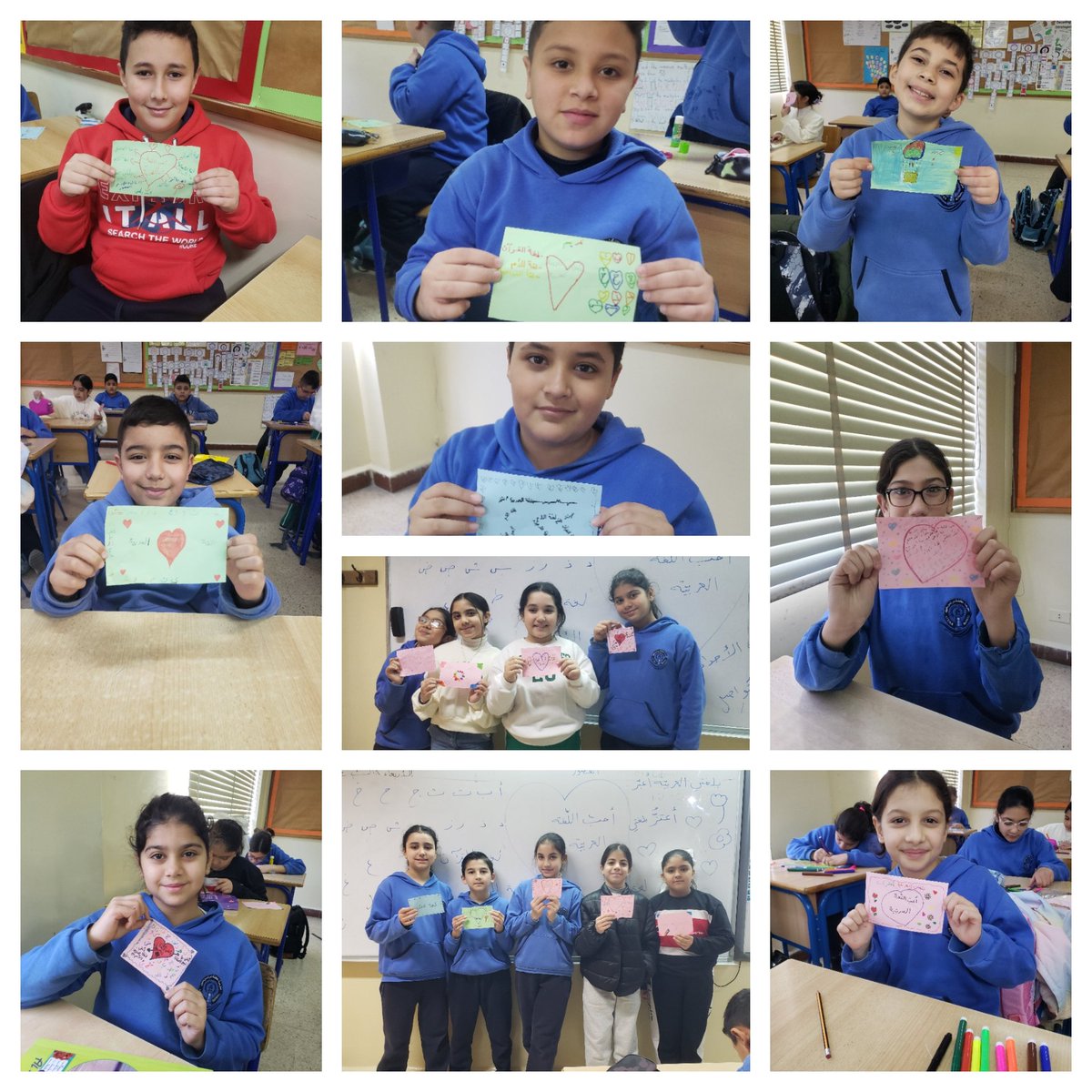 <a href="/MakAishaSchool/">MakAishaSchool</a> 
لغتي من قلبي أهواها
لغتي يالغة الأجداد
فيك كنوز ما أبهاها
تتحقّق فيك الأمجاد
متعلّمو الصّفّ الخامس باء يعبّرون عن حبّهم للغتهم العربيّة بمناسبة يوم اللّغة# ١٨ كانون الأوّل
<a href="/MahfouzSahar/">Sahar Mahfouz</a>