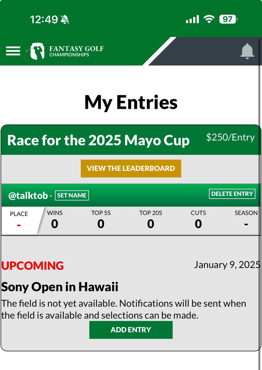 talktobriggs's tweet photo. @ThePME excited to make another deep run in the @FanGolfChamps https://t.co/qEEsr1NmsM