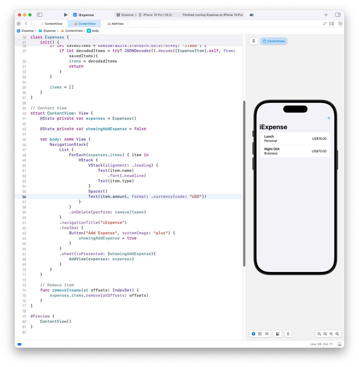 AtTooMuchNoise's tweet image. And day 38 is done of #100DaysOfSwiftUI !
Getting closer to the mid of the course!
And managed to build my first app.

#swiftui #apple @Apple @twostraws